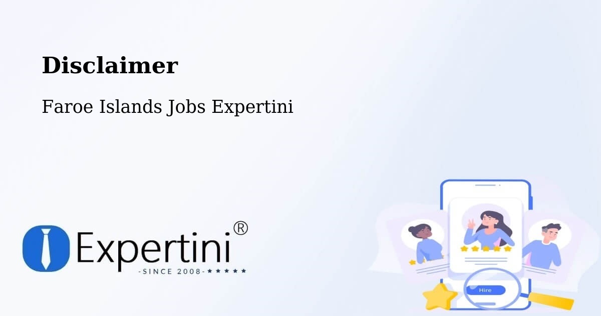 Disclaimer – Tvøroyri - Faroe Islands Jobs Expertini